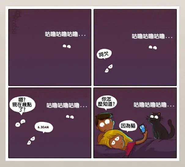 一组完美诠释猫咪日常的漫画快来对号入座吧